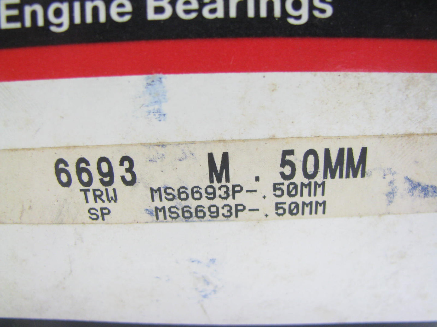 Federal 6693M-50MM Engine Main Bearings .50mm For 1984-1992 Toyota 2.8L 3.0L
