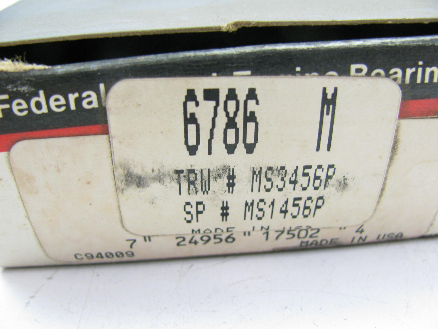 Federal Mogul 6786M Engine Main Bearings - Std 1971-1981 Toyota 1.6L 1.8L