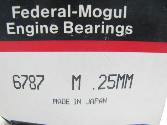 Federal Mogul 6787M-25MM Engine Main Bearings .25mm 1971-1979 Toyota 1.6L