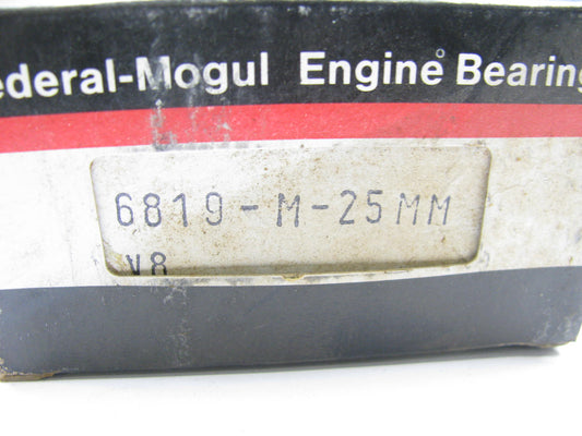 Federal Mogul 6819M 25MM Main Bearings .25mm 75-85 VW Audi 1.5L 1.6L 1.7L 1.8L