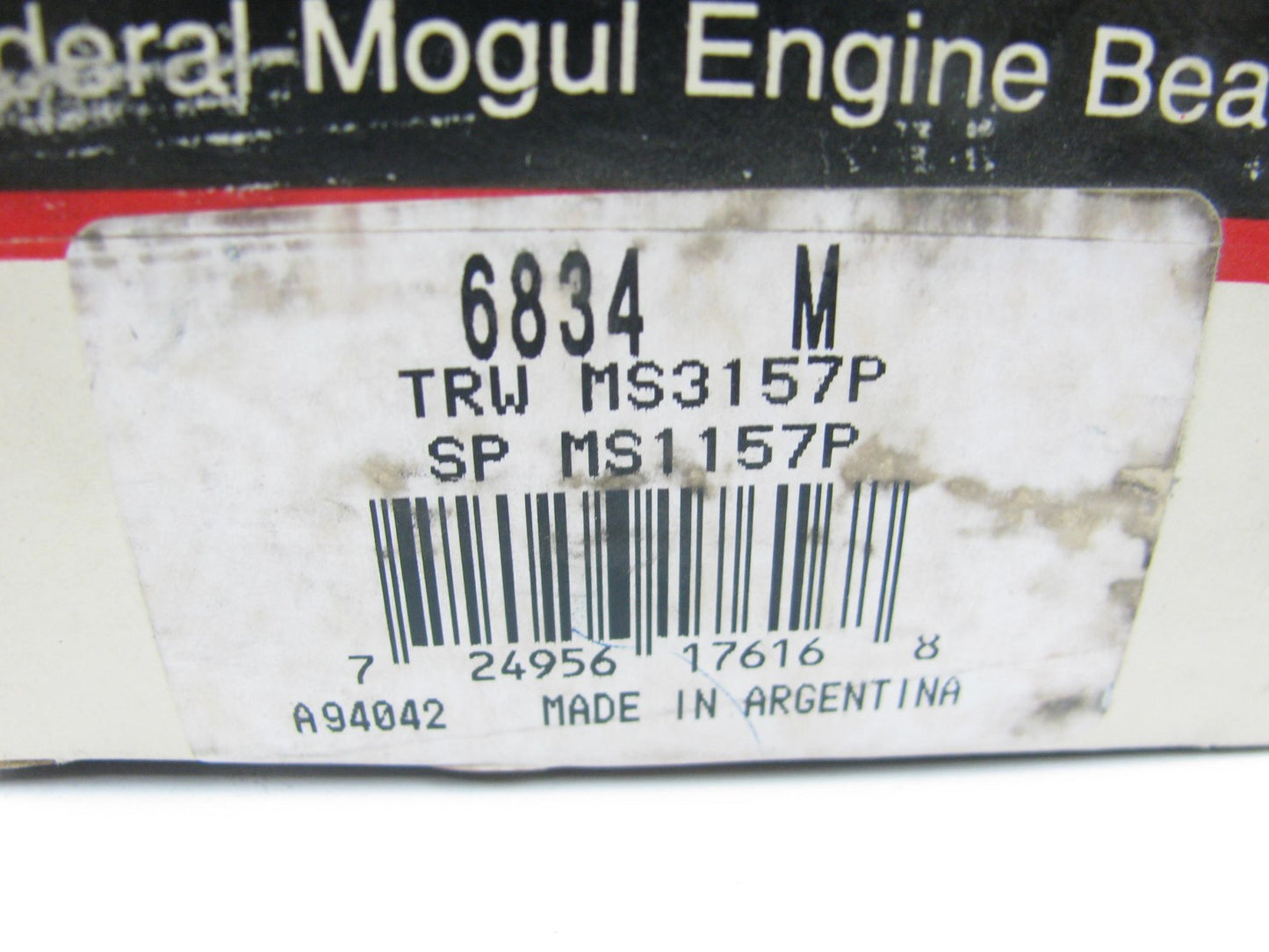 Federal Mogul 6834M Engine Crankshaft Main Bearing Set - STANDARD Size
