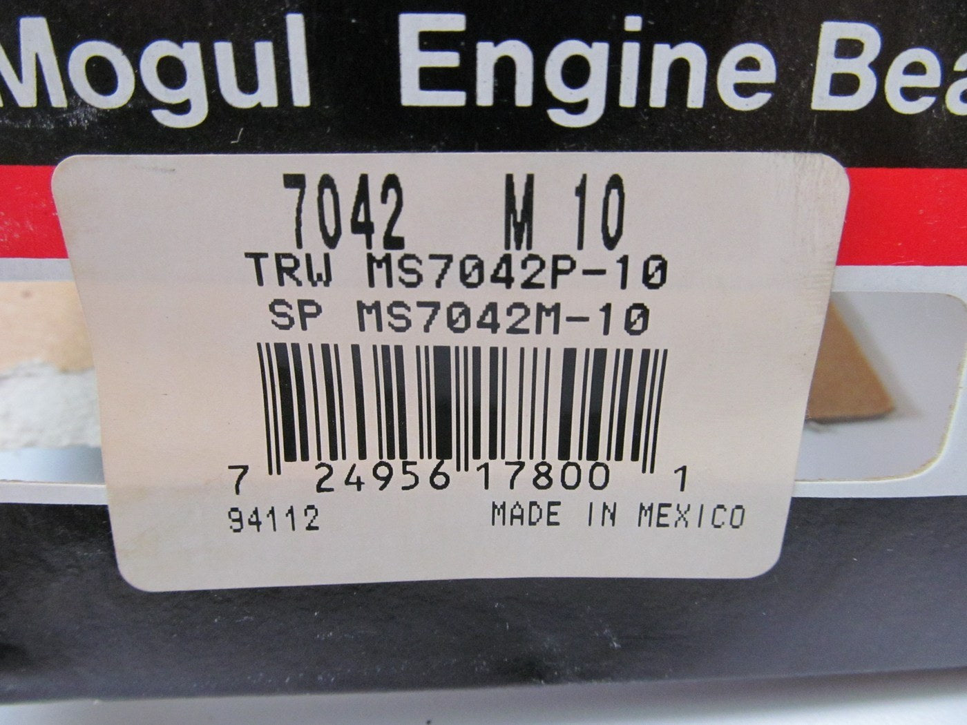 Federal Mogul 7042M 010 SIZE Main Bearings - Ford 6.6L 7.8L Turbo Diesel Truck