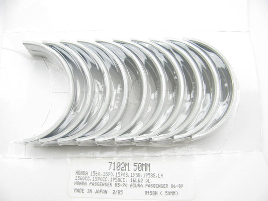 Federal Mogul 7102M-50MM Main Bearings .50mm 1986-2002 Honda Acura 1.6L 2.3L