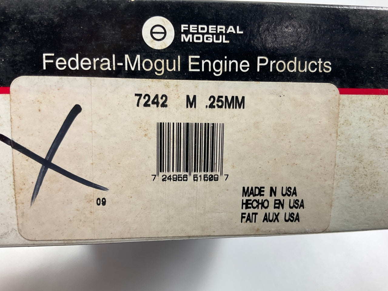 Federal Mogul 7242M-25MM Engine Main Bearings .25mm 1985-1989 GM 2.8L 3.1L-V6