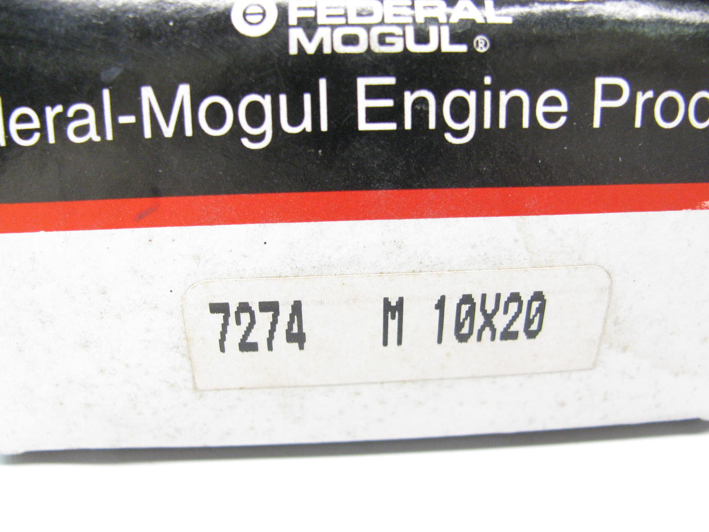Federal Mogul 7274M 10X20 Engine Main Bearings Overzized For Linebored Blocks