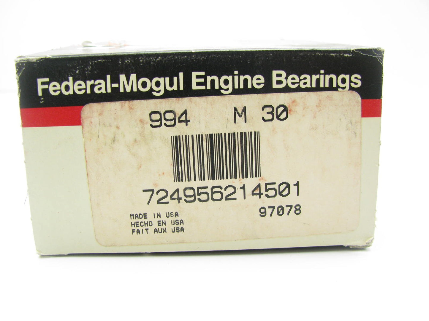 Federal Mogul 994M30 Main Bearings .030'' 1955-1967 Chevrolet 265 283 327-V8 SJ