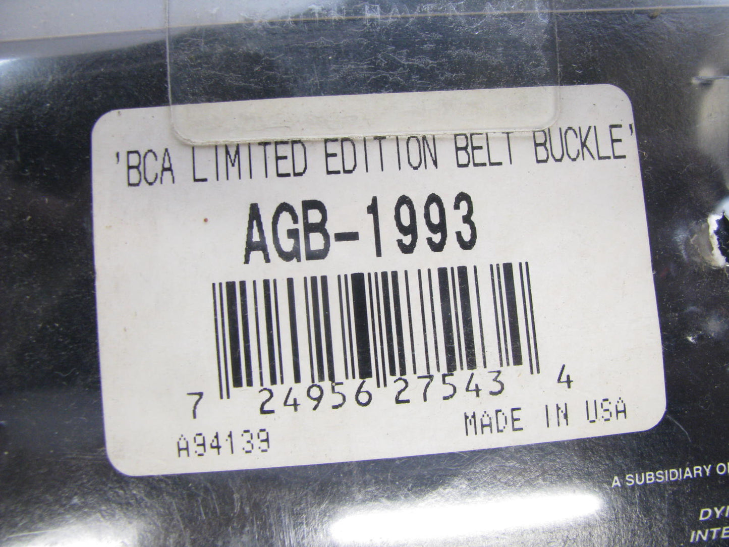 Federal Mogul AGB 1993 BCA Bearing Tractor Collectible Belt Buckle VINTAGE, RARE