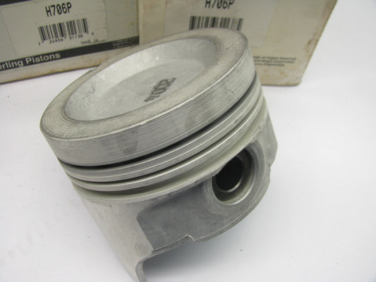(8) Federal Mogul H706P Engine Pistons Set STD Size - Ford Truck 389 391 V8