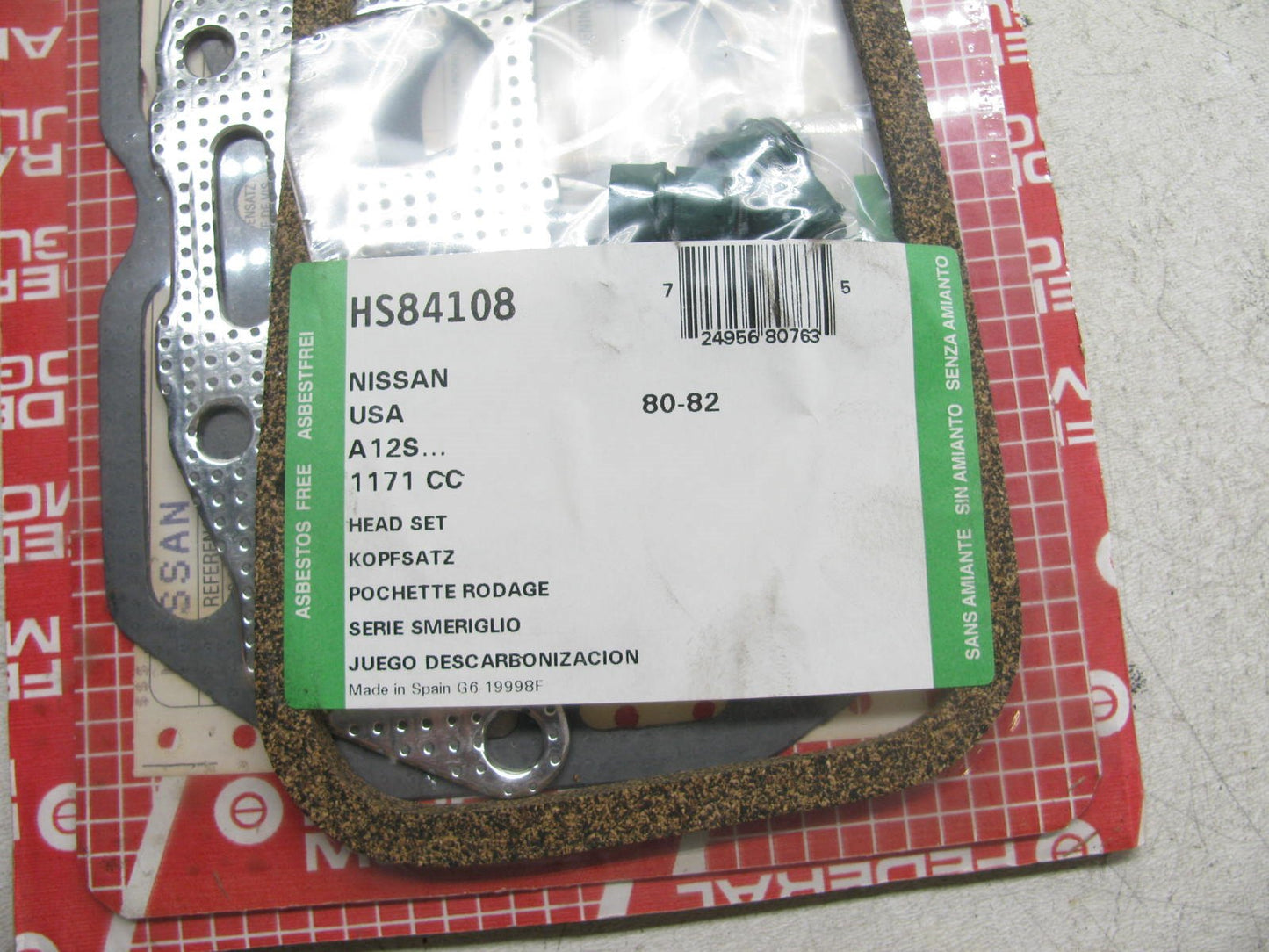 Federal Mogul HS84108 Cylinder Head Gasket Set For 1980-1982 Datsun A12