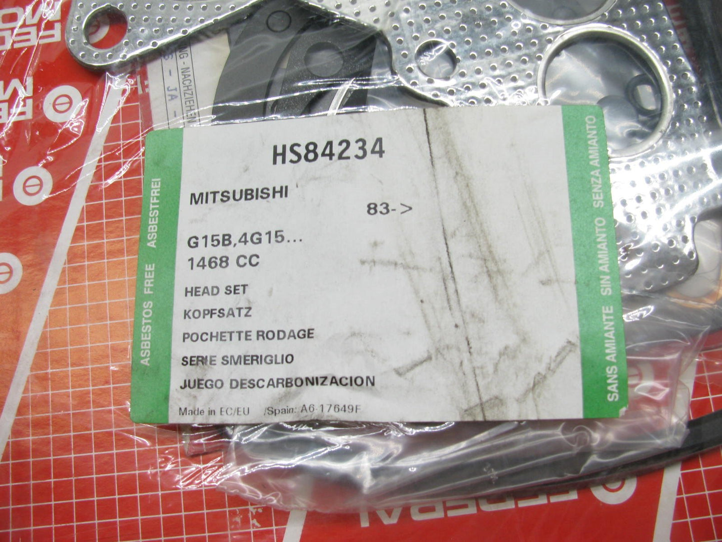 Federal Mogul HS84234 Cylinder Head Gasket Set For 1983-85 Mitsubishi 4G15 G15B