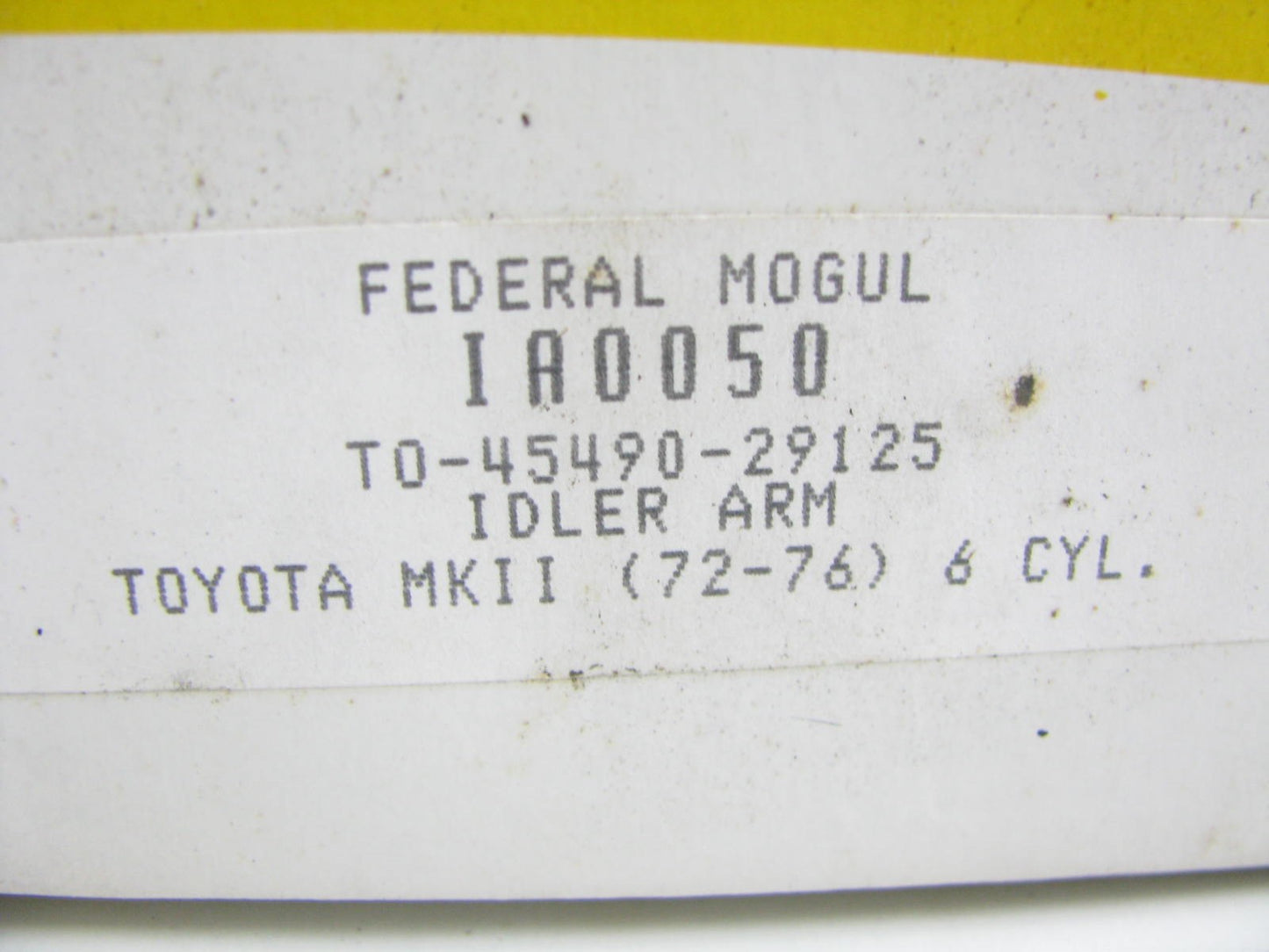 Federal Mogul IA0050 Steering Idler Arm - 1972-1976 Toyota MKII