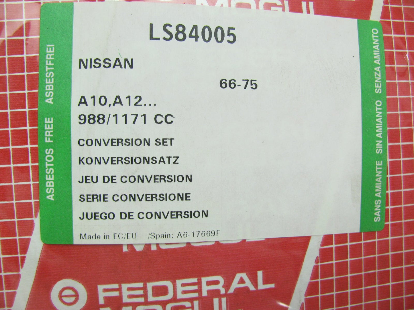 Federal Mogul LS84005 Conversion (Lower) Gasket Set For 1966-1975 Datsun A10 A12