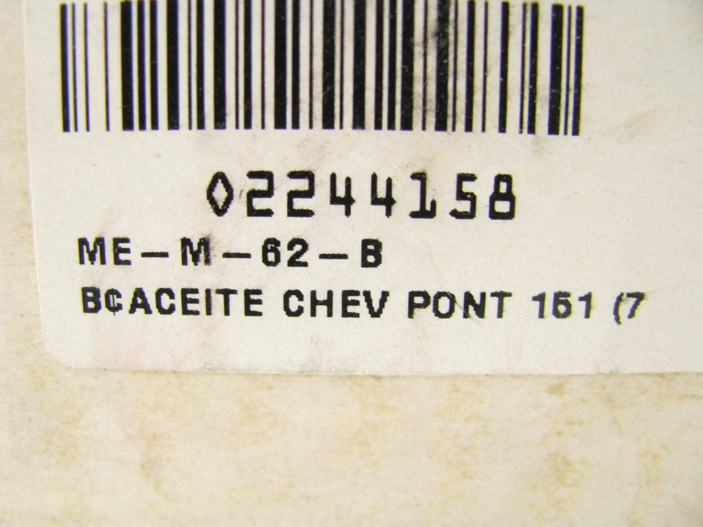 Federal Mogul M62B Engine Oil Pump 1977-1979 GM Pontiac 2.5L-L4