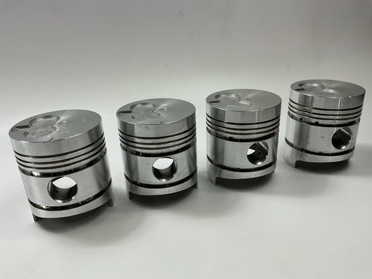 (4) Federal Mogul P9082P Engine Piston STD - Isuzu C201 Diesel (Thermo-King)