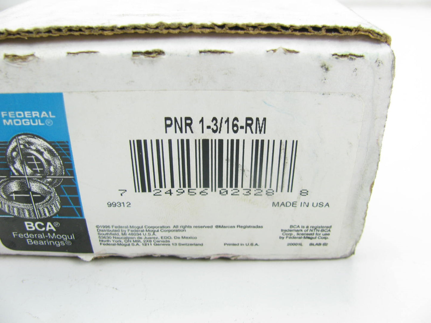 Federal Mogul PNR1316RM 1 3/16 RM BCA New Ball Bearing Pillow Block Tractor Farm