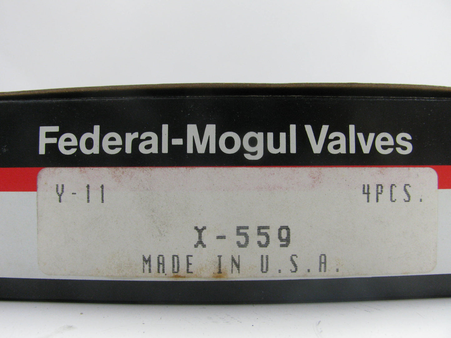 (4) Federal Mogul X-559 Exhaust Valve For Continental F124 F140 F209 F199 F162