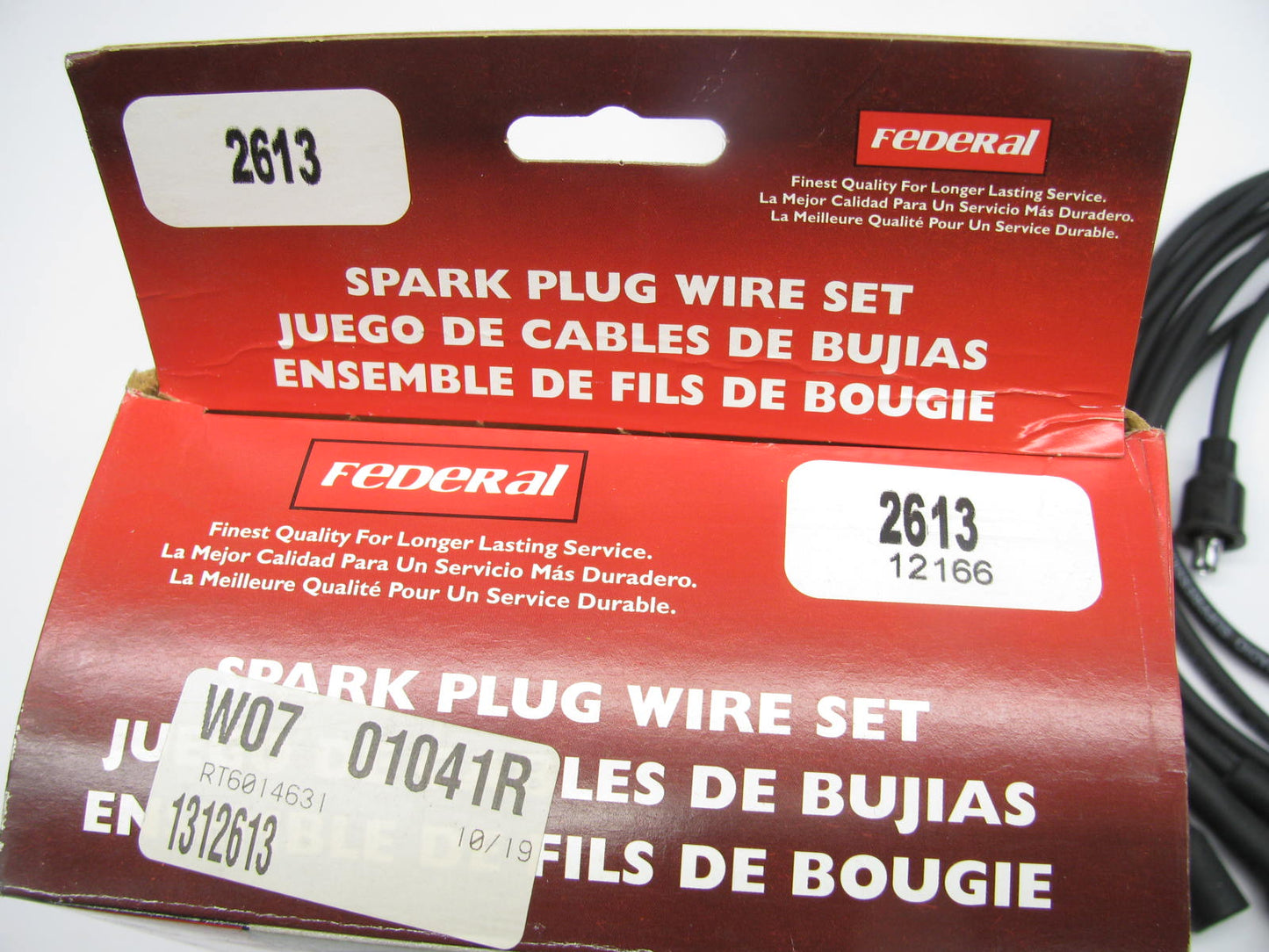 Federal 2613 Ignition Spark Plug Wire Set For 1987-1989 Dodge 3.0L-V6