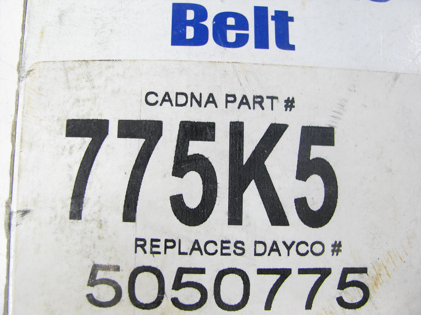Federated 775K5 Serpentine Belt - 0.69'' X 78.00'' - 5 Ribs