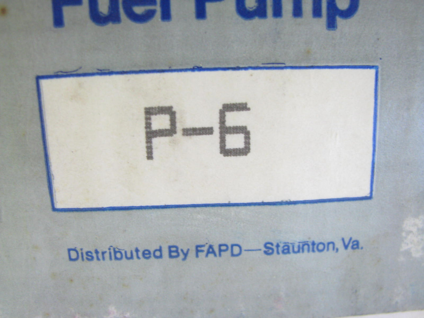 Federated P-6 Replacement Electric In-tank Fuel Pump