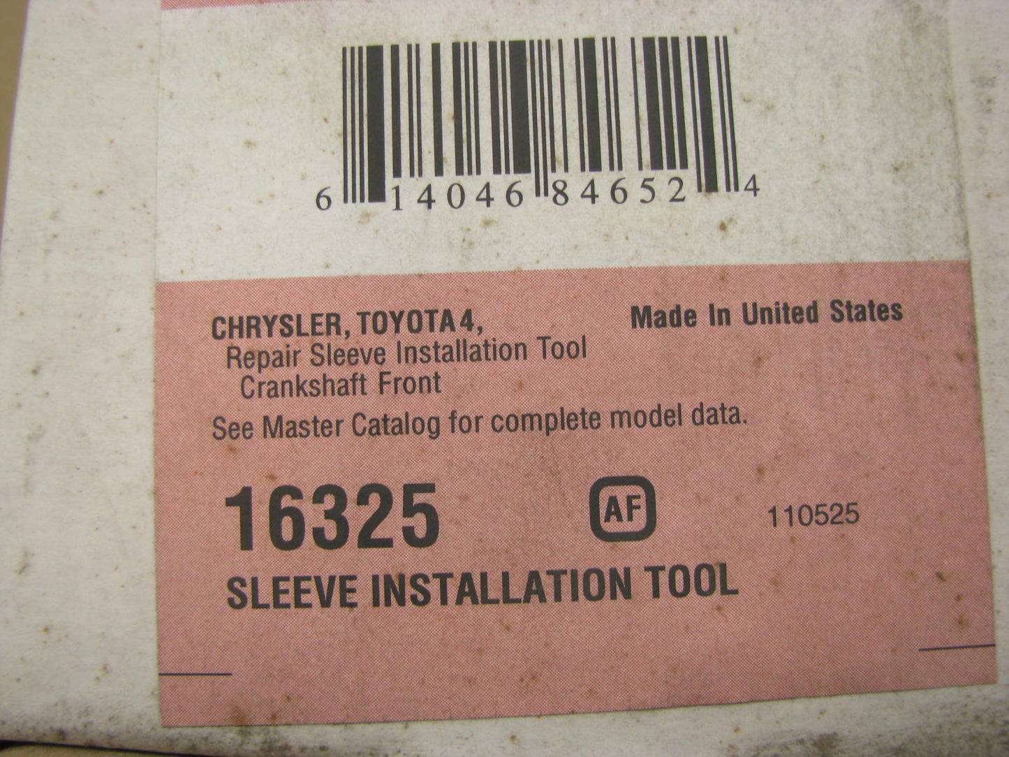Fel-pro 16325 Engine Timing Cover Repair Sleeve Tool