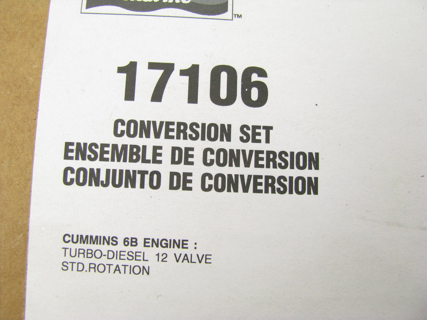 Fel-pro 17106 Conversion Oil Pan Gasket Set For Cummins 6B Marine 5.9L Diesel