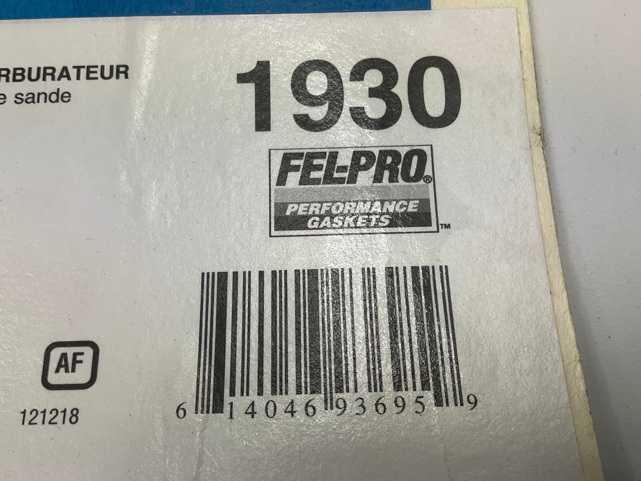 Fel-pro 1930 Carburetor Mounting Gasket For Carter AFB Holley 4-BBL 1-3/4'' Bore