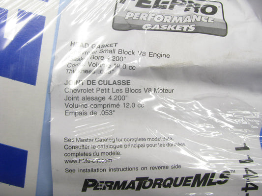 Fel-Pro 1144-053 Cylinder Head Gasket - 4.200 - .053 Thick - MLS - Chevrolet SBC
