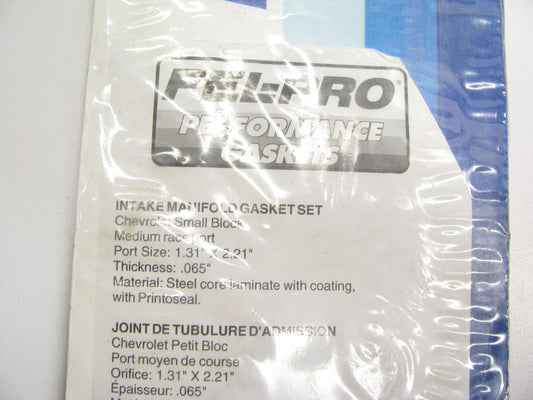 Fel-pro 1206S-3 Intake Manifold Gasket Set Chevy Small Block 1.31'' X 2.21'' Ports