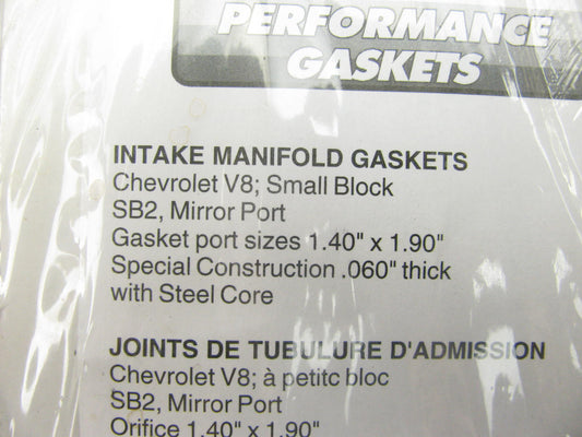 Fel-pro Performance 1237S-3 H/P Intake Gasket Small Block Chevy SB2 Mirror Port