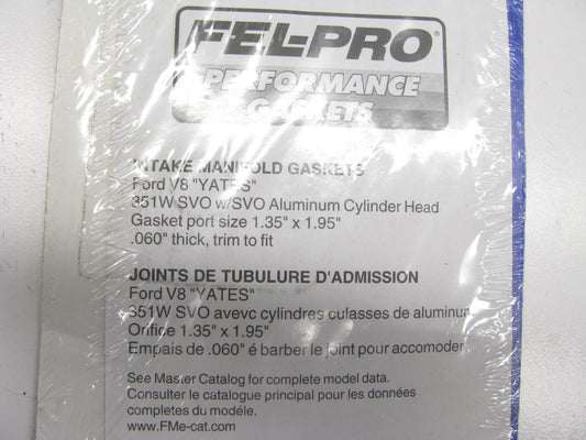 Fel-Pro Performance 1253-3 Intake Manifold Gaskets .060'' Thick, Ford 302 351 SVO