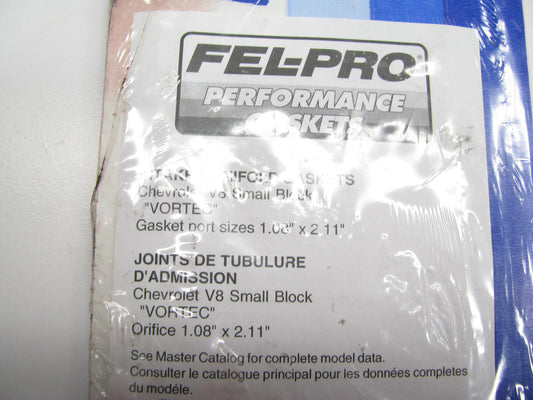 Fel-pro 1255 Performance Intake Gasket Set Chevy V8 Small Block Vortec 1.08X2.11