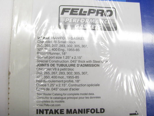 Fel-Pro Performance 1278S Intake Gaskets - Small Block Chevy SBC 18° High Port