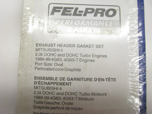 Fel-Pro 1471 Exhaust Manifold Gasket 1989-99 Mitsubishi 4G63 4G63T, 1.60X2.275''