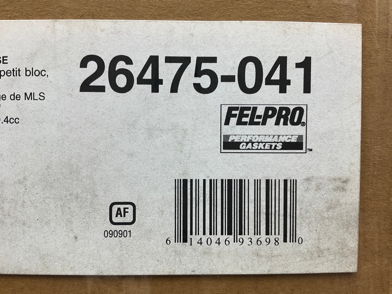 (2) Fel-pro 26475-041 MLS Cylinder Head Gasket Chevy SBC ROX 4.215'' BORE