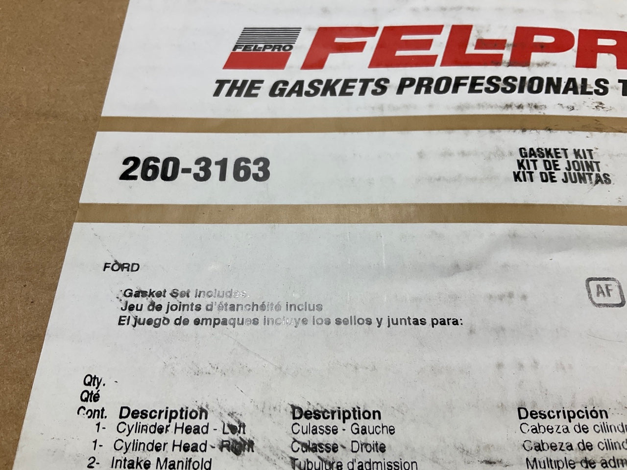 Fel-Pro 260-3163 Engine Full Gasket Set For 2002-2008 Ford 4.6L-V8 SOHC