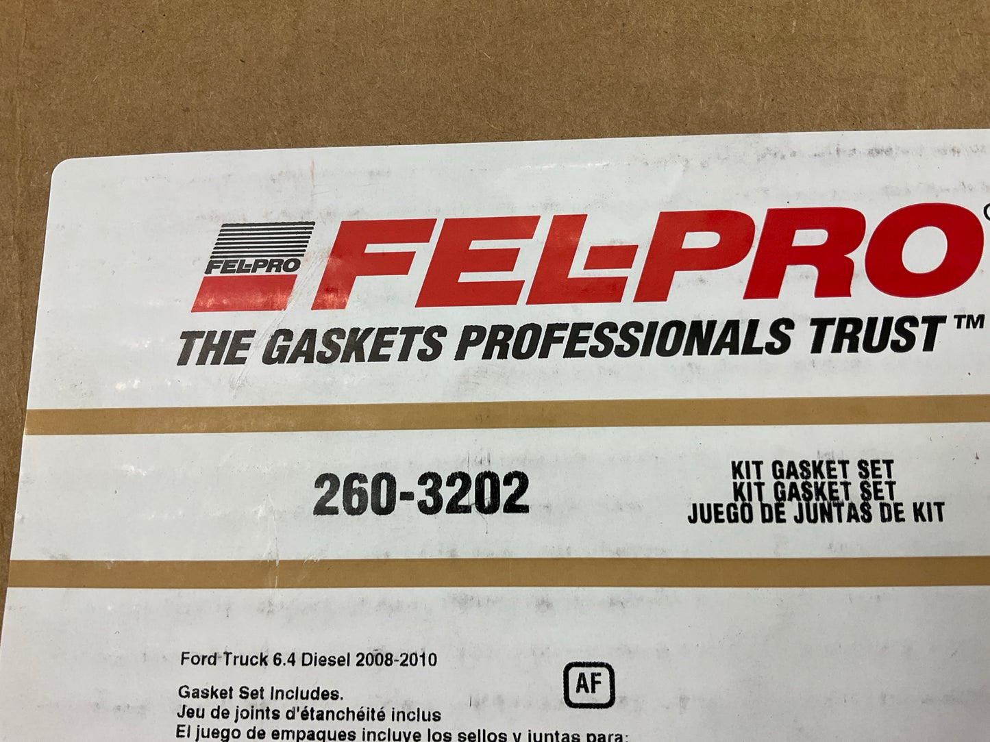 Fel-Pro 260-3202 Engine Full Gasket Set For 2008-10 Ford 6.4L Powerstroke Diesel