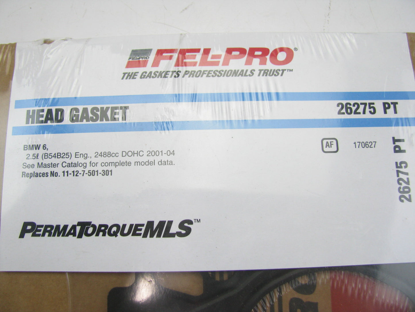 Fel-pro 26275PT Engine Cylinder Head Gasket for 2001-2006 BMW 2.5L 3.0L