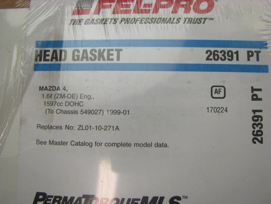 Fel-pro 26391PT Cylinder Head Gasket 1999-2001 Mazda Protege 1.6L I4