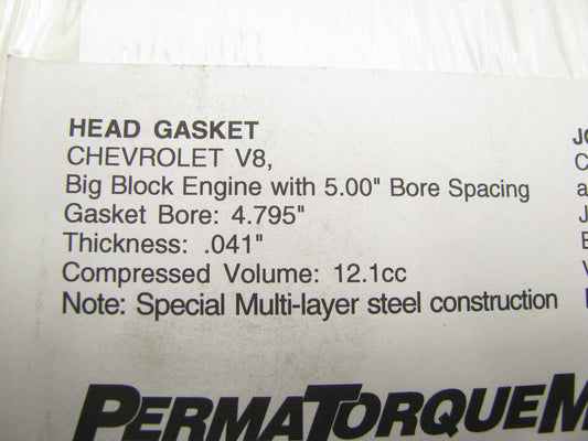F-P 26467-041 Big Block Head Gasket To Fit BRODIX 5'' Bore Space .041'' Thick
