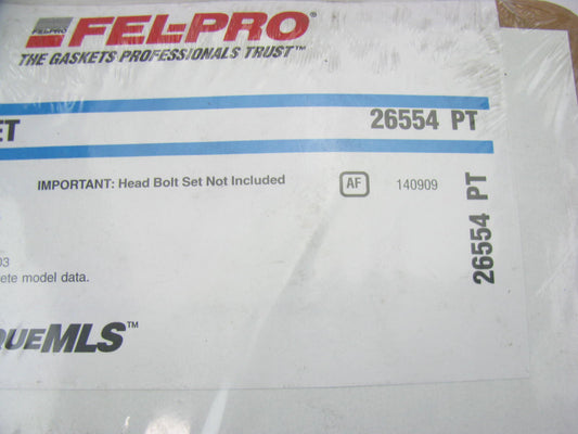 Fel-pro 26554PT Engine Cylinder Head Gasket For 2012-2022 Hyundai 1.6L-L4