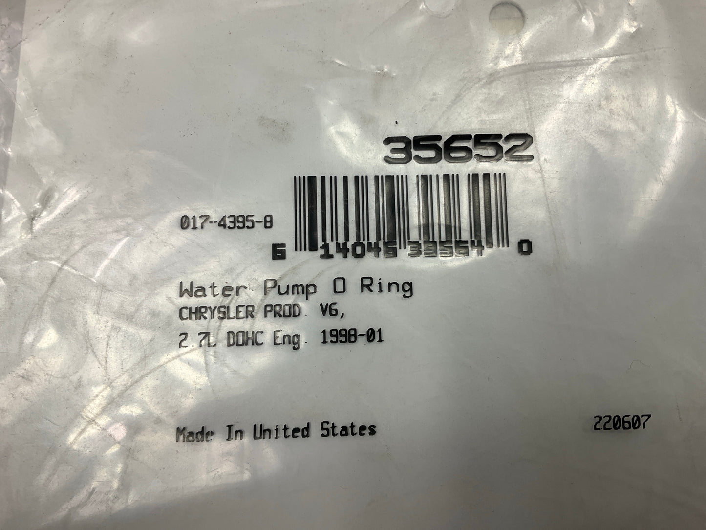 Fel-Pro 35652 Water Pump Gasket