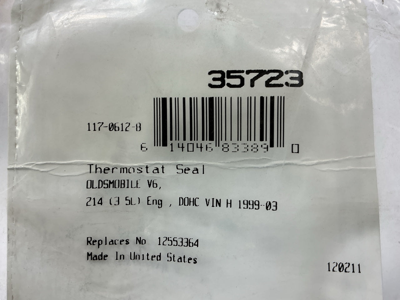 Fel-Pro 35723 Engine Coolant Thermostat Seal