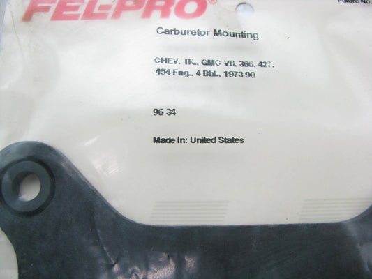 Fel-pro 60441 Carburetor Mounting Gasket 1973-1990 Chevrolet GMC 6.0L 7.0L-V8