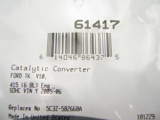 Fel-pro 61417 Exhaust Pipe Flange Gasket - Converter