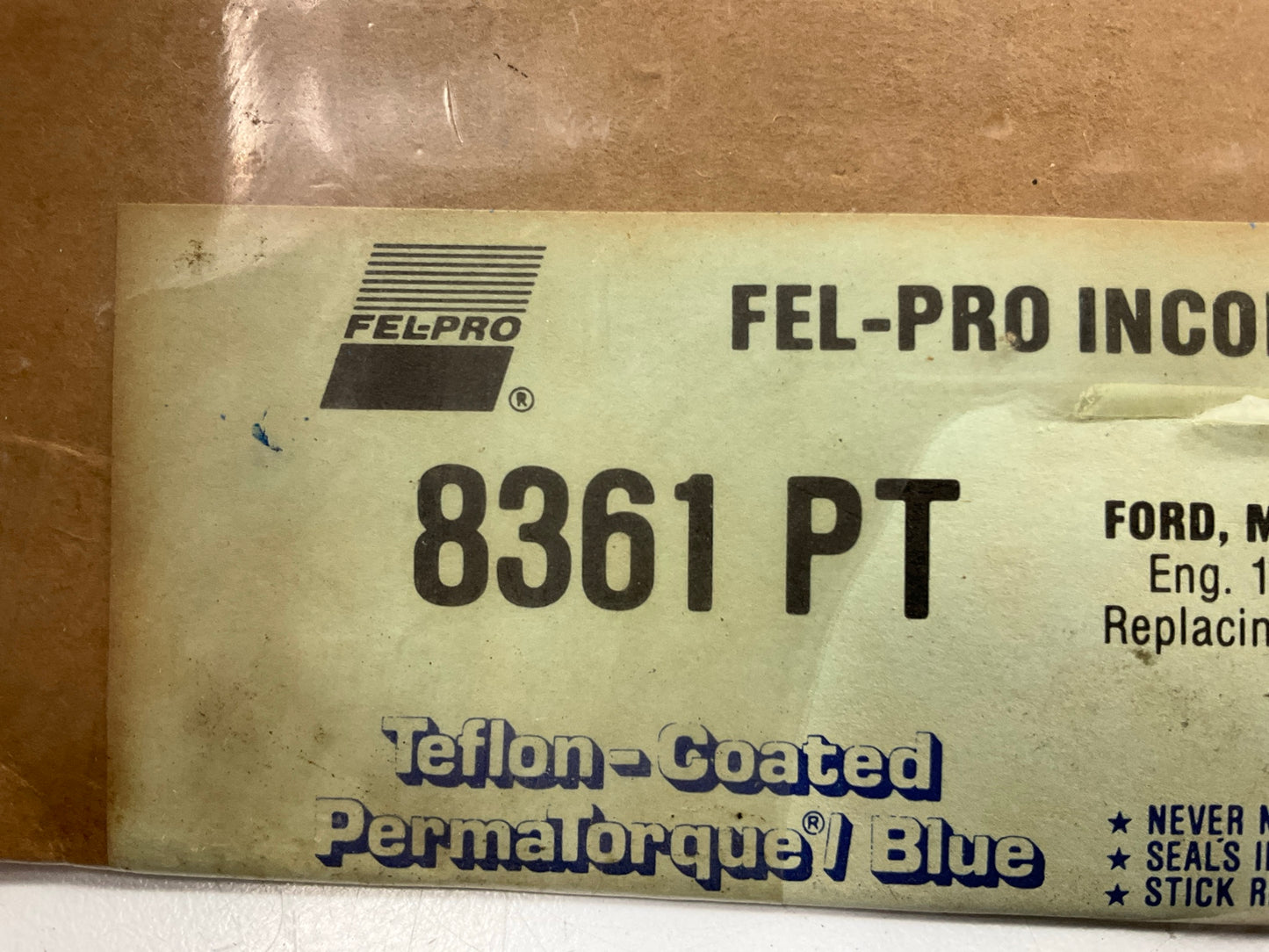 Fel-Pro 8361PT Engine Cylinder Head Gasket For 1971-1974 Ford Mercury 2.0L SOHC