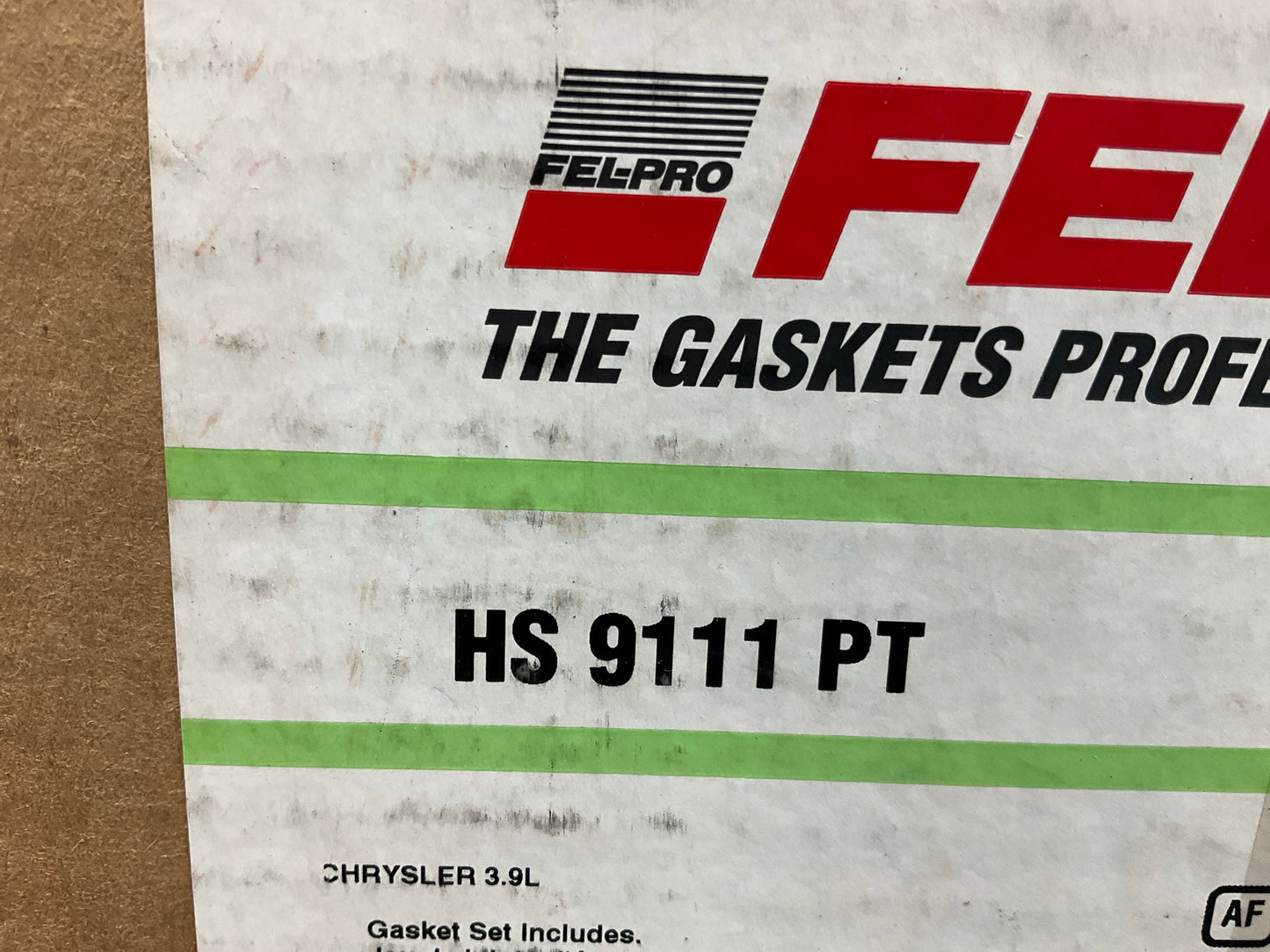 (2) Fel-Pro 9111PT Engine Cylinder Head Gasket For 1987-1991 Dodge 3.9L-V6