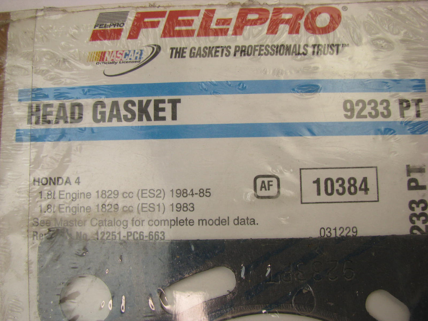 Fel-pro 9233PT Engine Cylinder Head Gasket For 1983-1985 Honda 1.8L-L4