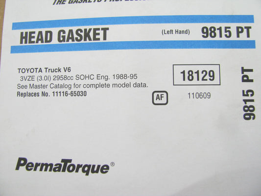 Fel-Pro 9815PT Left Side Engine Cylinder Head Gasket - 1988-1995 Toyota 3.0L V6