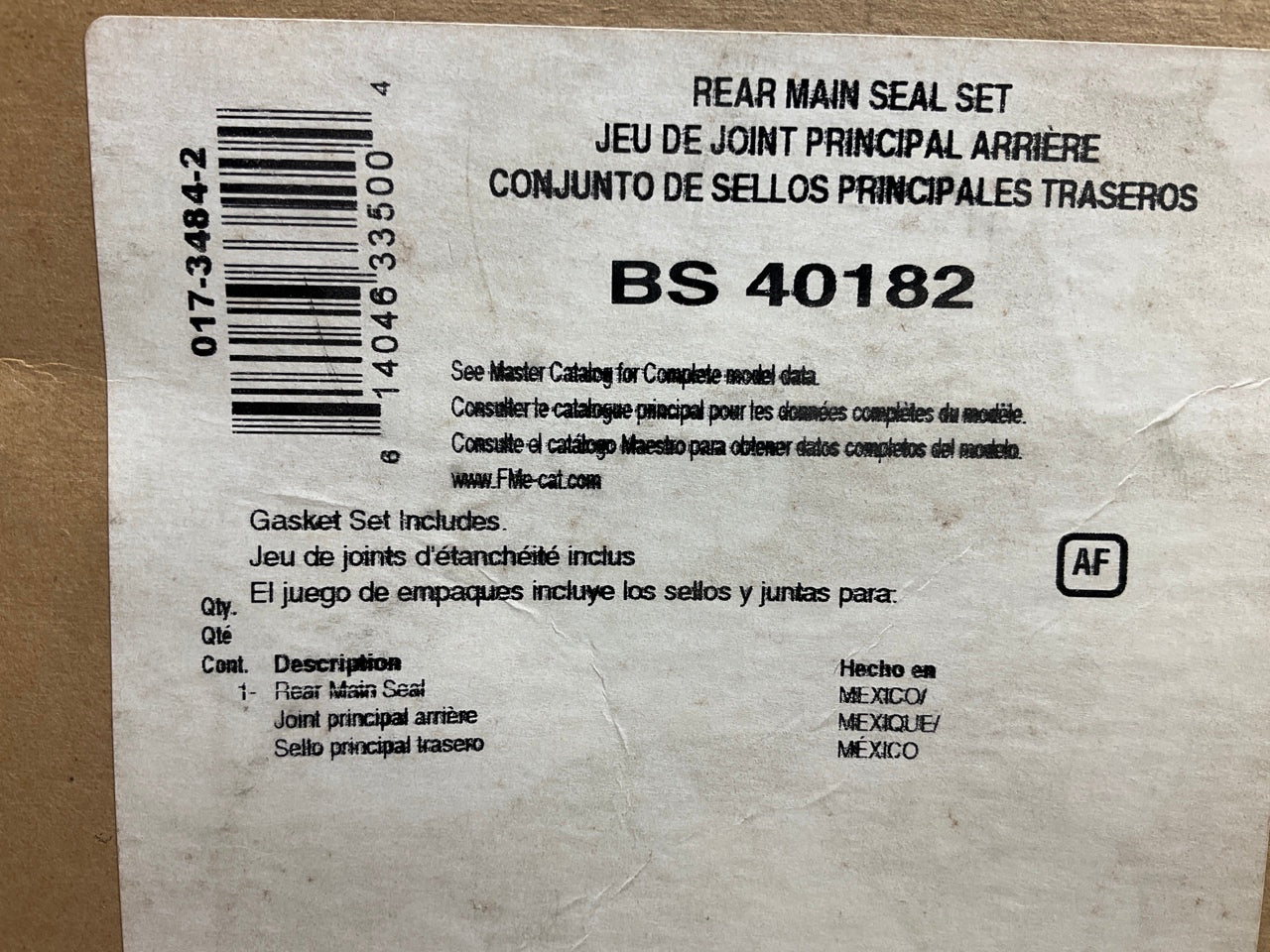 Fel-Pro BS40182 Rear Main Seal For 1995-2010 Dodge 2.0L 2.4L I4