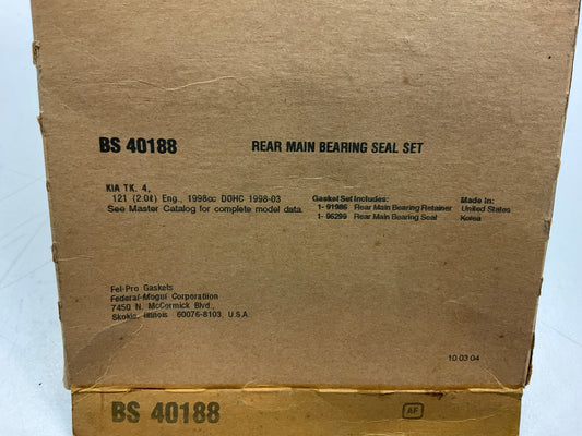FEL-PRO BS40188 Rear Main Bearing Gasket Set For 95-02 Kia Sportage 2.0L I4